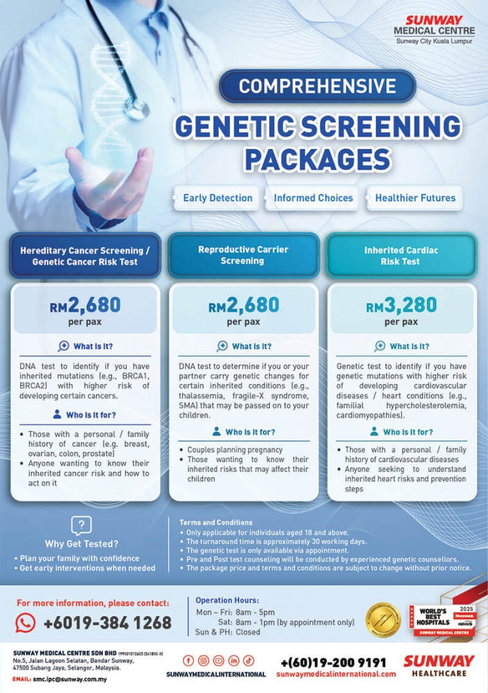 Comprehensive Genetic Screening Packages